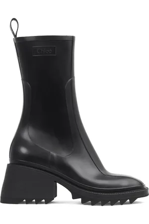 Chloé Betty Rubber Rain Boots, Brand Size 39 ( US Size 9 )