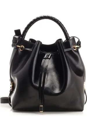 Chloé Marcie Shiny Leather Bucket Bag