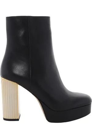Michael Kors Porter Leather Platform Booties, Brand Size 7 ( US Size 7 )