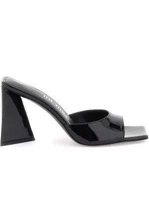 The Attico Mini Devon 85 Patent Leather Sandals, Brand Size 36 ( US Size 6 )