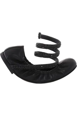 RENE CAOVILLA Cleo 10 Crystal Ballerinas, Brand Size 36 ( US Size 6 )