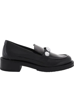Stuart Weitzman Portia Bold Leather Loafers, Brand Size 36 ( US Size 5.5 )