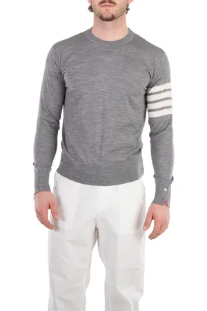 Thom Browne Wool 4-Bar Pullover, Brand Size 1 (Small)