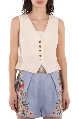 ZIMMERMANN Macadamia Natura Waistcoat, Brand Size 1 ( US Size 6 )