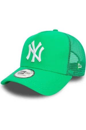 New Era A-Frame Mesh Trucker Cap - New York Yankees Green