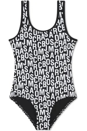 Marc Jacobs Marc Jacobs Kids Logo-Print Scoop-Neck Swimsuit, Size 8Y