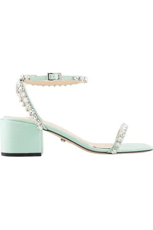 Mach & Mach Audrey Rhinestone-Embellished Sandals, Brand Size 38 ( US Size 8 )