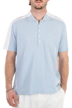 Thom Browne Trompe Colorblock Trompe LOeil Short Sleeve Polo Shirt, Brand Size 3 (Large)