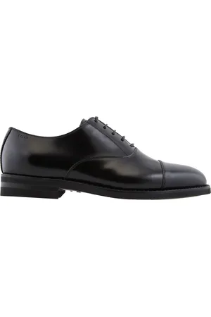 Bally Black Leather Oxford Shoes, Brand Size 9 ( US Size 10 )