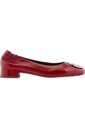 Tory Burch Claire Double T Ballet Pumps, Size 9