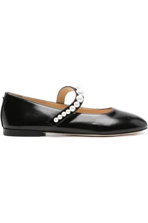 Mach & Mach Sirene Faux-Pearl Embellished Ballerina Flats, Brand Size 35.5 ( US Size 5.5 )