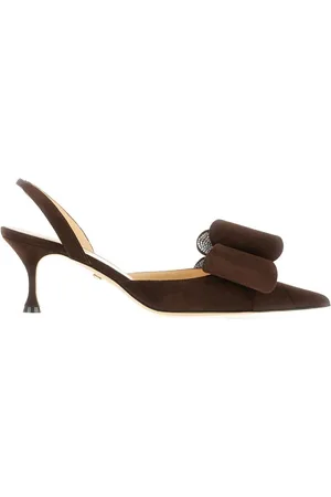 Mach & Mach Le Cadeau Bow Slingback Pumps, Brand Size 36.5 ( US Size 6.5 )