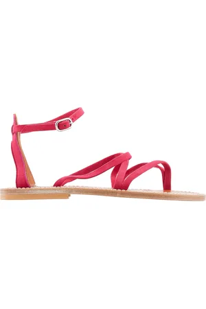 K jacques Epicure Strappy Flat Sandals, Brand Size 37 ( US Size 6 )