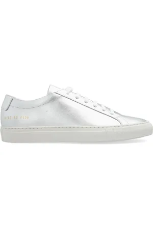 COMMON PROJECTS Achilles Shiny Leather Sneakers, Brand Size 35 ( US Size 5 )
