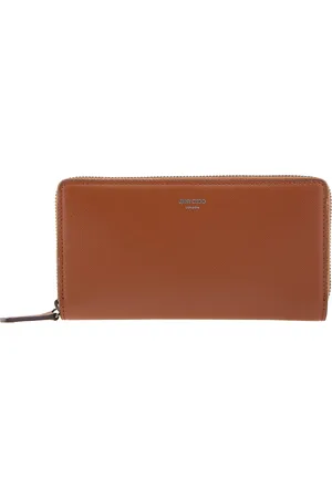 Jimmy Choo Phelix JC Emblem Leather Wallet