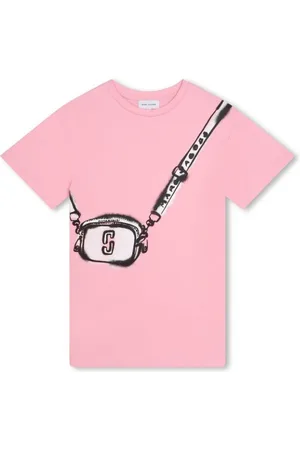 Marc Jacobs Girls Snapshot Print T-Shirt Dress, Size 4Y