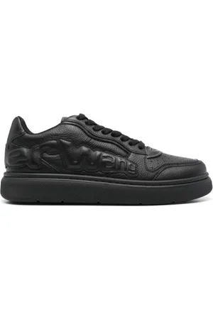Alexander Wang Puff Leather Logo Sneakers, Brand Size 38 ( US Size 8 )