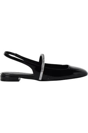 Stuart Weitzman Stefanie Patent Slngback Ballet Flats, Brand Size 36.5 ( US Size 6 )