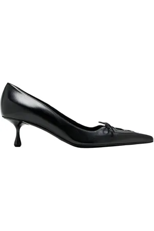 Jimmy Choo Scarlett 50 Leather Heel Pumps, Brand Size 36 (US Size 6)