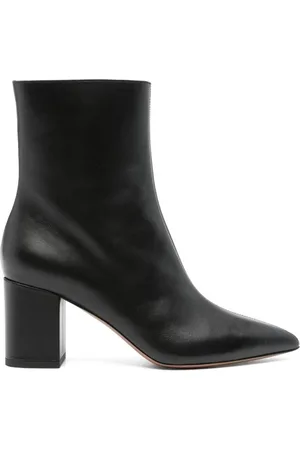 PARIS TEXAS Anja Pointed-Toe Ankle Boots, Brand Size 36 ( US Size 6 )