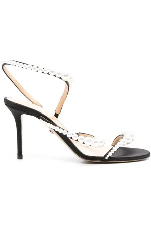 Mach & Mach Sirene Strappy Pearl Sandals, Brand Size 36.5 ( US Size 6.5 )