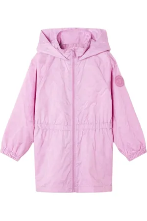 VERSACE Kids Barocco Jacquard Parka, Size 8Y