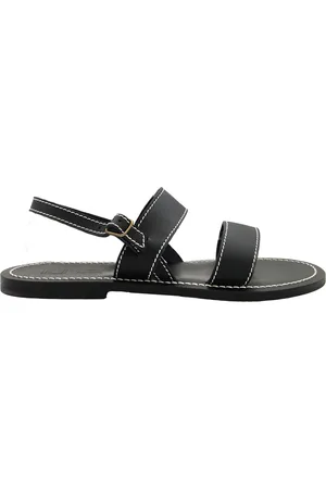 K jacques Barigoule Leather Flat Sandals, Brand Size 41 ( US Size 9.5 )