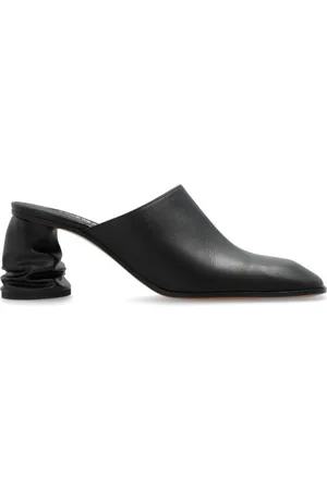 Alexander McQueen Ladies Black Crush Mules, Brand Size 37 ( US Size 7 )