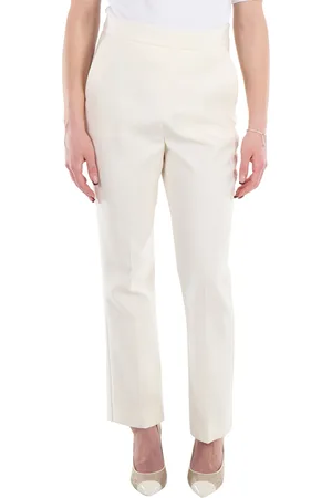 Max Mara Nepeta Wool-Blend Crepe Trouser, Brand Size 38 ( US Size 4 )