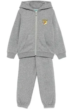 Kenzo Boys Tiger Logo Hooded Tracksuit, Size 6Y
