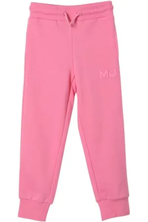 Marc Jacobs Girls MJ Logo Drawstring Sweatpants, Size 12Y