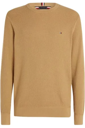 Tommy Hilfiger Flag Embroidered Waffle Knit Jumper, Size Medium