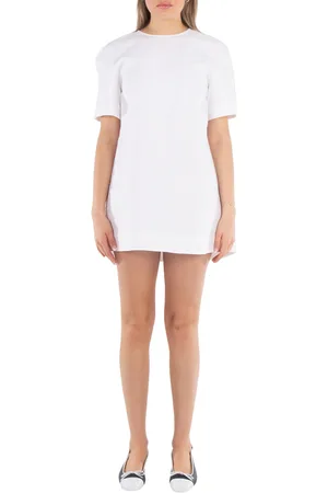Marni Short-Sleeved Oversize T-Shirt Mini Dress, Brand Size 38 ( US Size 6 )