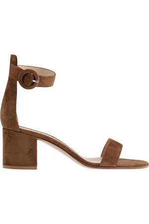 Gianvito Rossi VERSILIA 60 Ladies Brown Sandals, Brand Size 40 ( US Size 10 )