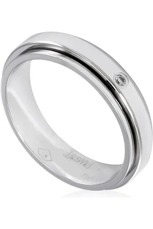 PIAGET 18k White Gold Possession Wedding Diamond Ring, Size 58