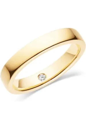 CHAUMET 18k Yellow Gold Les Eternelles De Rubans Wedding Band, Size 56