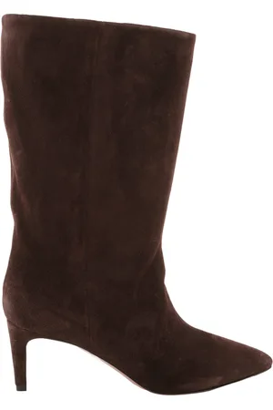 PARIS TEXAS Mid-Calf 60 Stiletto Boots, Brand Size 37.5 ( US Size 7.5 )