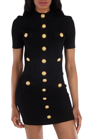 Balmain 4-Pocket Knitted Cardigan, Brand Size 34 (US Size 2)