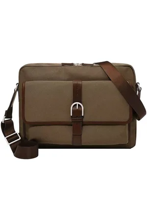 Fossil Khaki Camden Messenger Bag