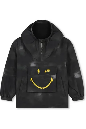 Marc Jacobs Boys Smiley Face Windbreaker Jacket, Size 6Y