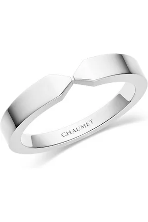 CHAUMET Platinum Triomphe De Wedding Band, Size 48