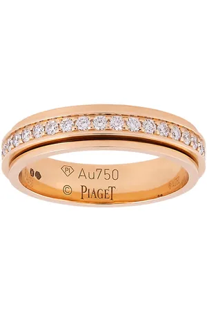 PIAGET 18k Rose Gold Alliance Possession Diamond Ring, Size 50