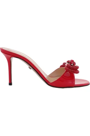 Mach & Mach Double Bow Mules, Brand Size 37 ( US Size 7 )