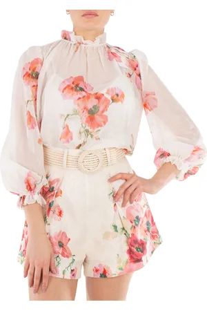 ZIMMERMANN Lightburst Billow Blouse, Size XX-Small