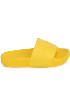Marc Jacobs Marc Jacobs Kids Logo-Debossed Slides, Brand Size 34 (3 Kids)