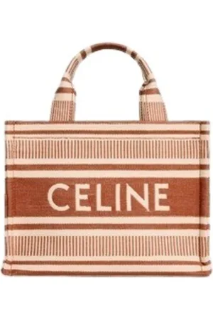 Céline Small Thais Canvas Tote - Beige