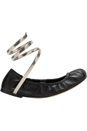 RENE CAOVILLA Juniper Ballerina Flats, Brand Size 36 ( US Size 6 )