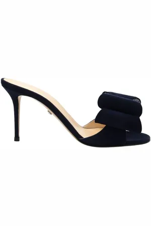 Mach & Mach Le Cadeau Suede Mules, Brand Size 38 ( US Size 8 )