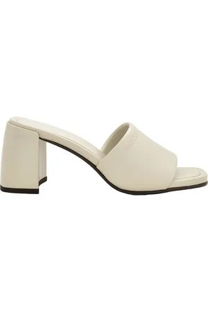 Jimmy Choo Lena 70 Leather Sandals, Brand Size 36 ( US Size 6 )