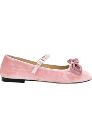 Mach & Mach Bow-Detail Mary Jane Flats, Brand Size 35.5 ( US Size 5.5 )